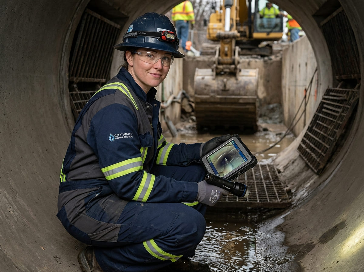 Sewer Line Inspection & Replacement in Eola